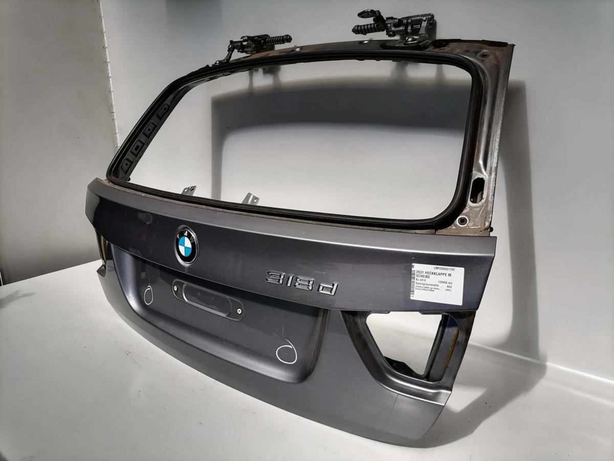 BMW 3er E91 original Heckklappe mit Heckscheibe Spacegraumetallic A52 Kombi Bj.2012